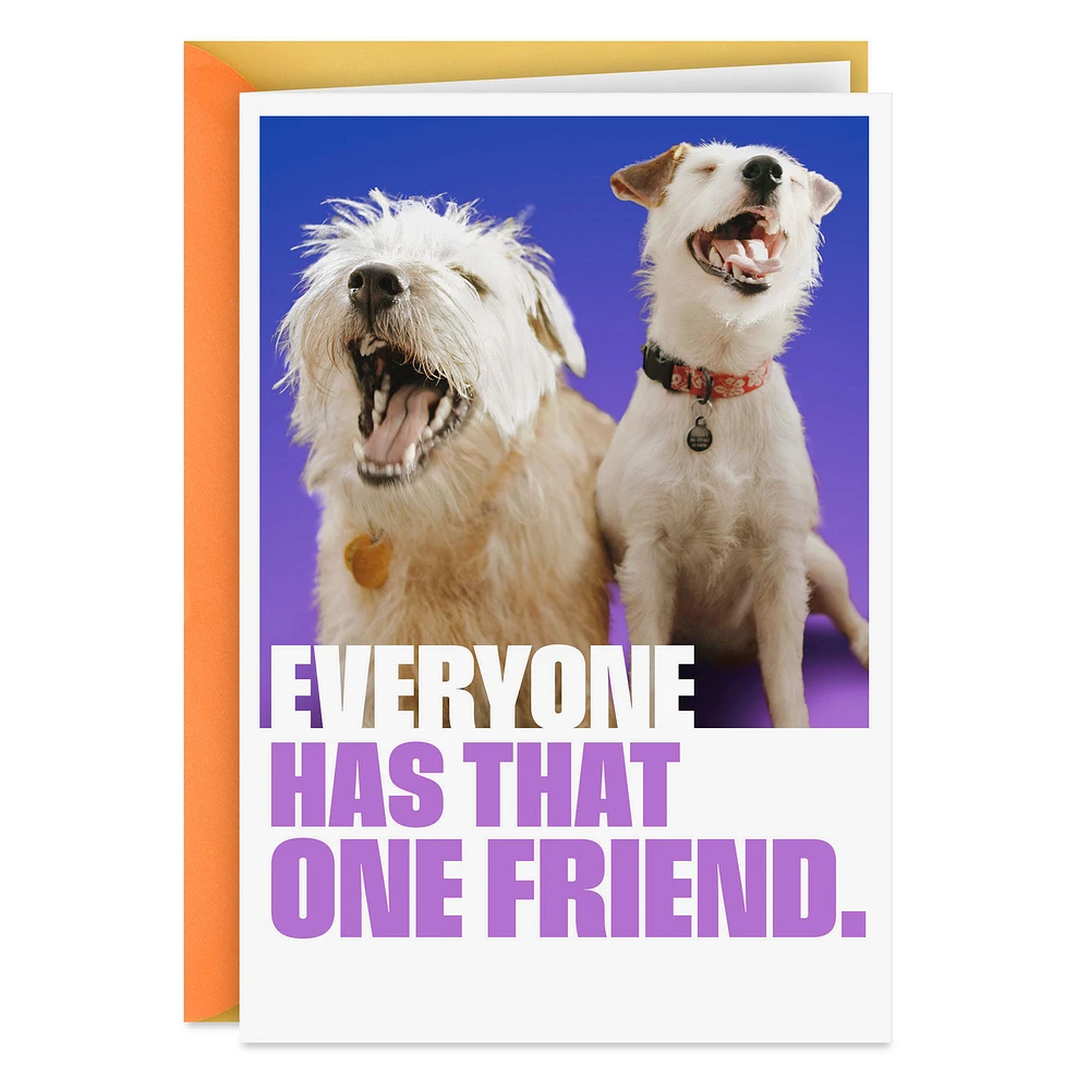 That One Friend Funny Friendship Card for only USD 3.99 | Hallmark