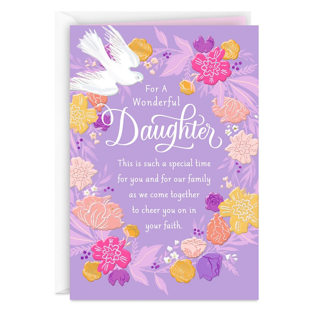 Joy, Love and Prayers Confirmation Card for Daughter for only USD 3.99 | Hallmark