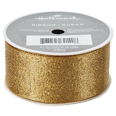 1 1/2" Gold Metallic Ribbon for only USD 4.99 | Hallmark