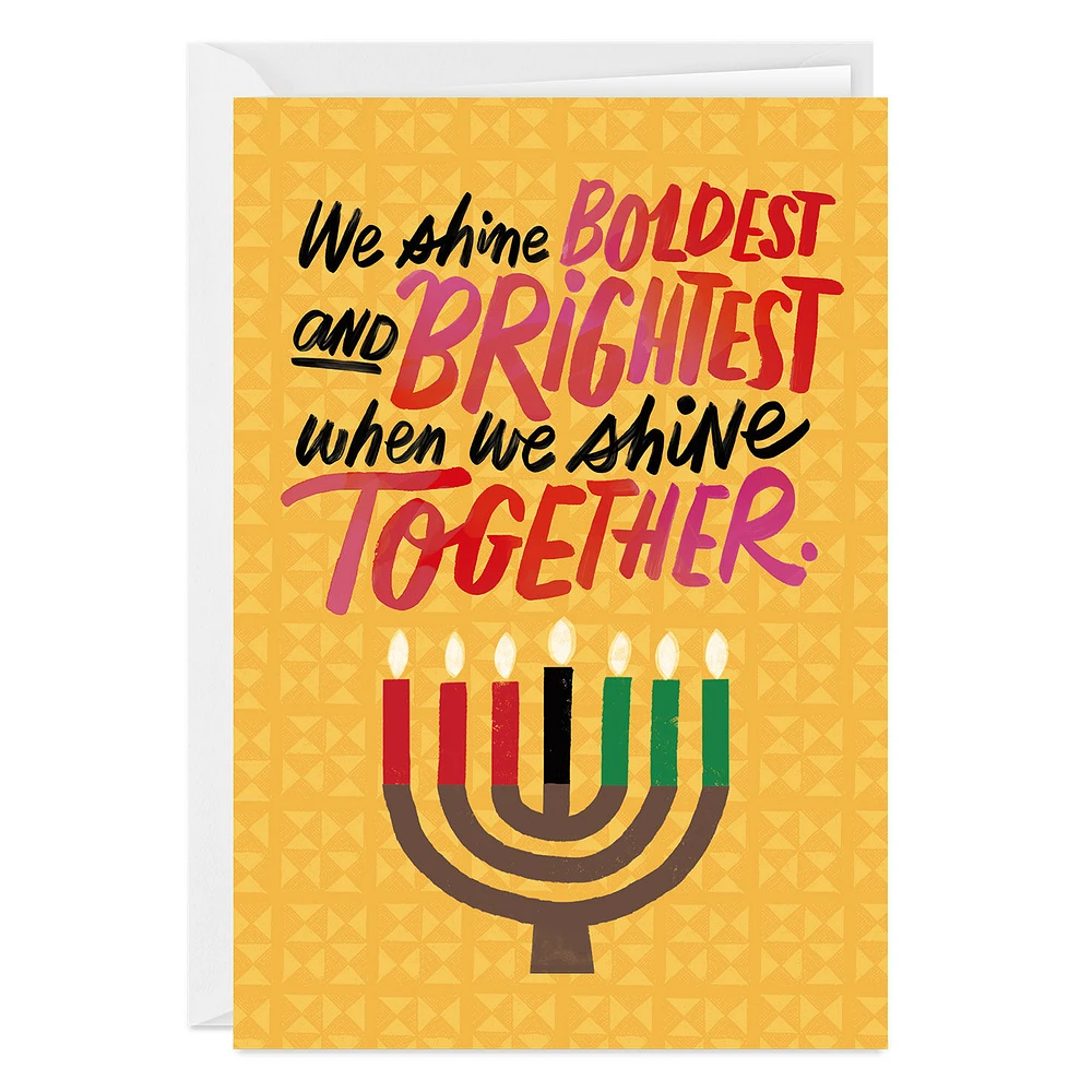 Shine Together Custom Kwanzaa Card for only USD 4.99 | Hallmark