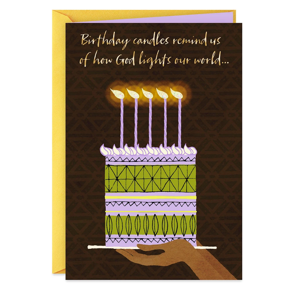 God Lights Our World Birthday Card for only USD 2.50 | Hallmark
