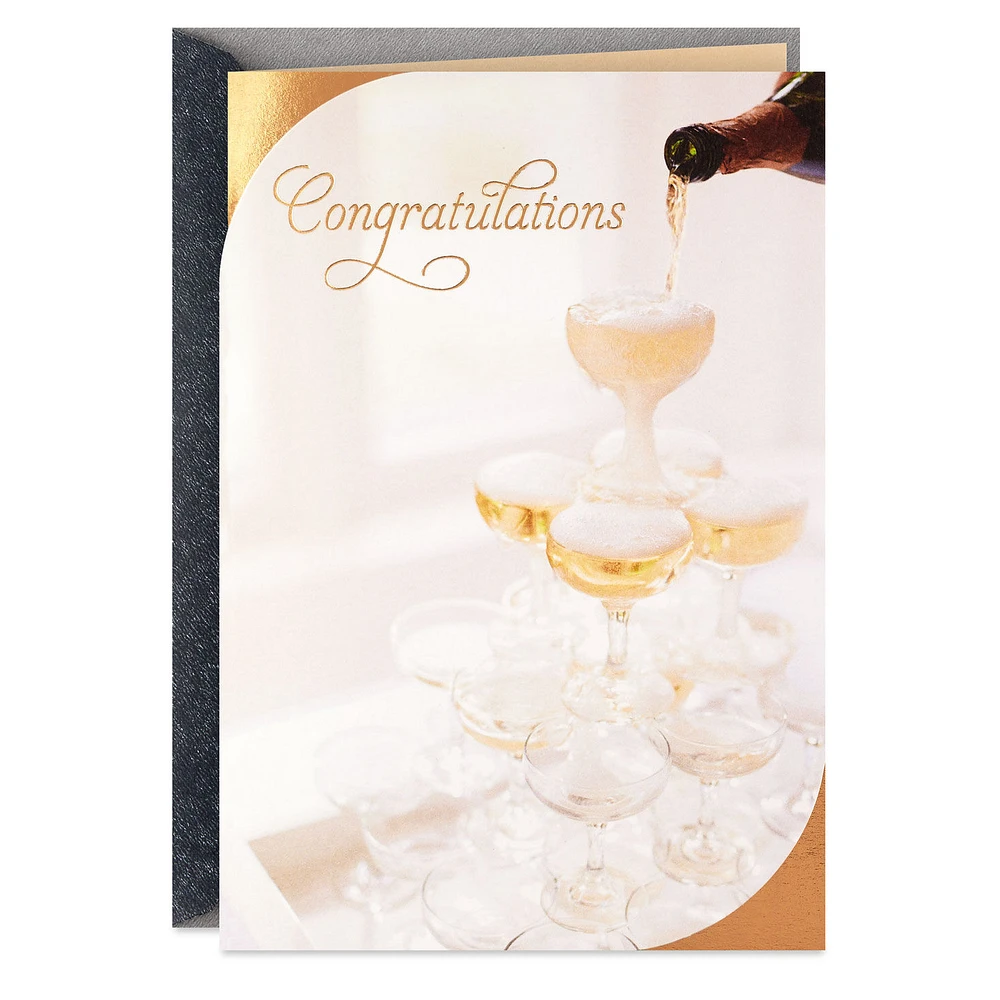 Cheers to You Two Wedding Card for only USD 4.59 | Hallmark