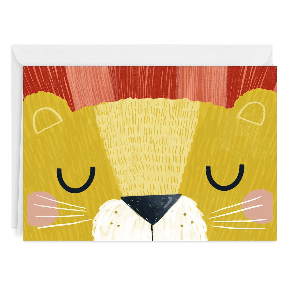 Cute Roaring Lion Custom Birthday Card for only USD 4.99 | Hallmark