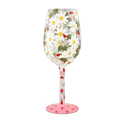 Lolita Ladybird Handpainted Wine Glass, 15 oz. for only USD 34.99 | Hallmark
