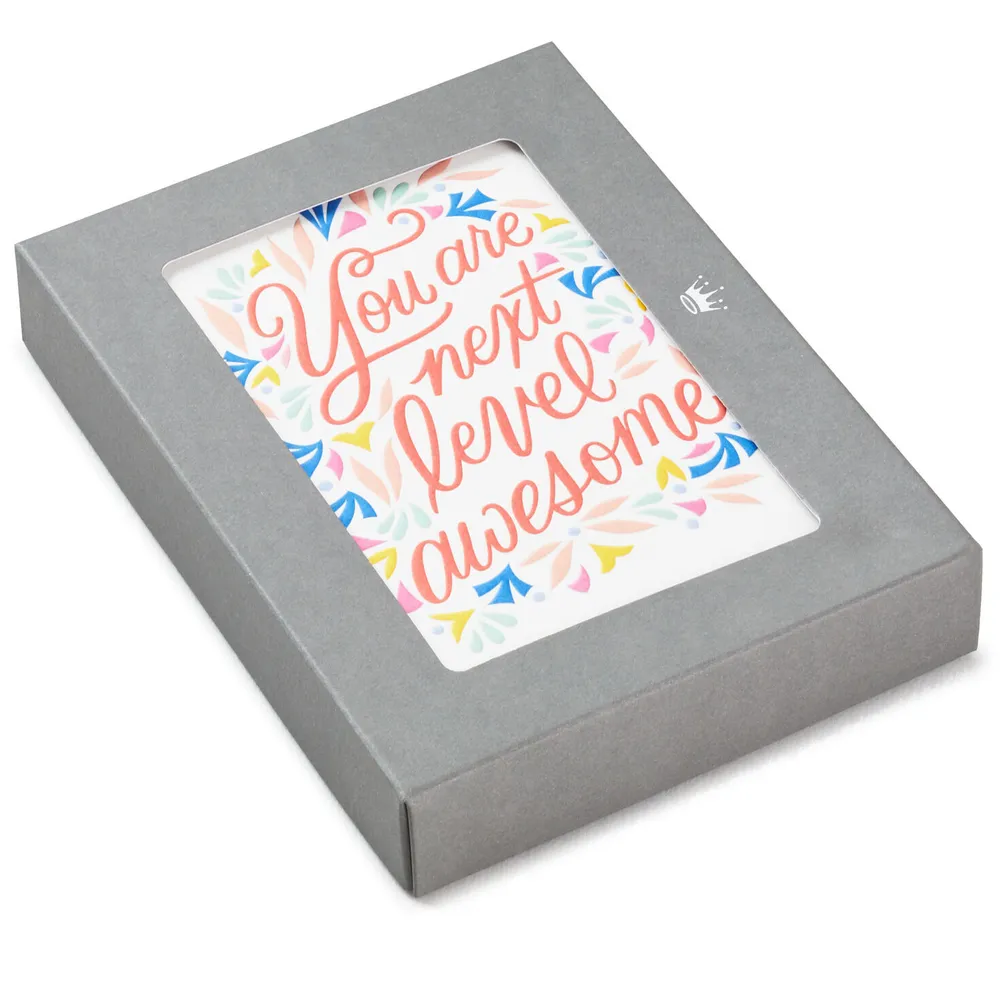 You Are Next Level Awesome Boxed Blank Note Cards Multipack, Pack of 10 for only USD 11.99 | Hallmark
