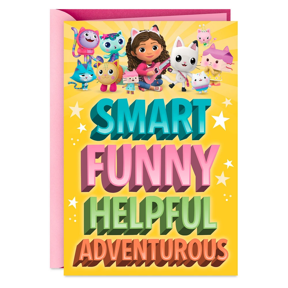 DreamWorks Animation Gabby's Dollhouse You're Totally Cat-tastic Birthday Card for Kids for only USD 2.99 | Hallmark