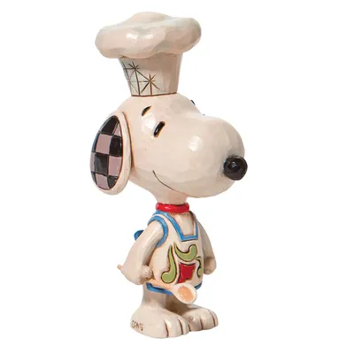 Jim Shore Peanuts Mini Snoopy Chef Figurine, 4" for only USD 29.99 | Hallmark