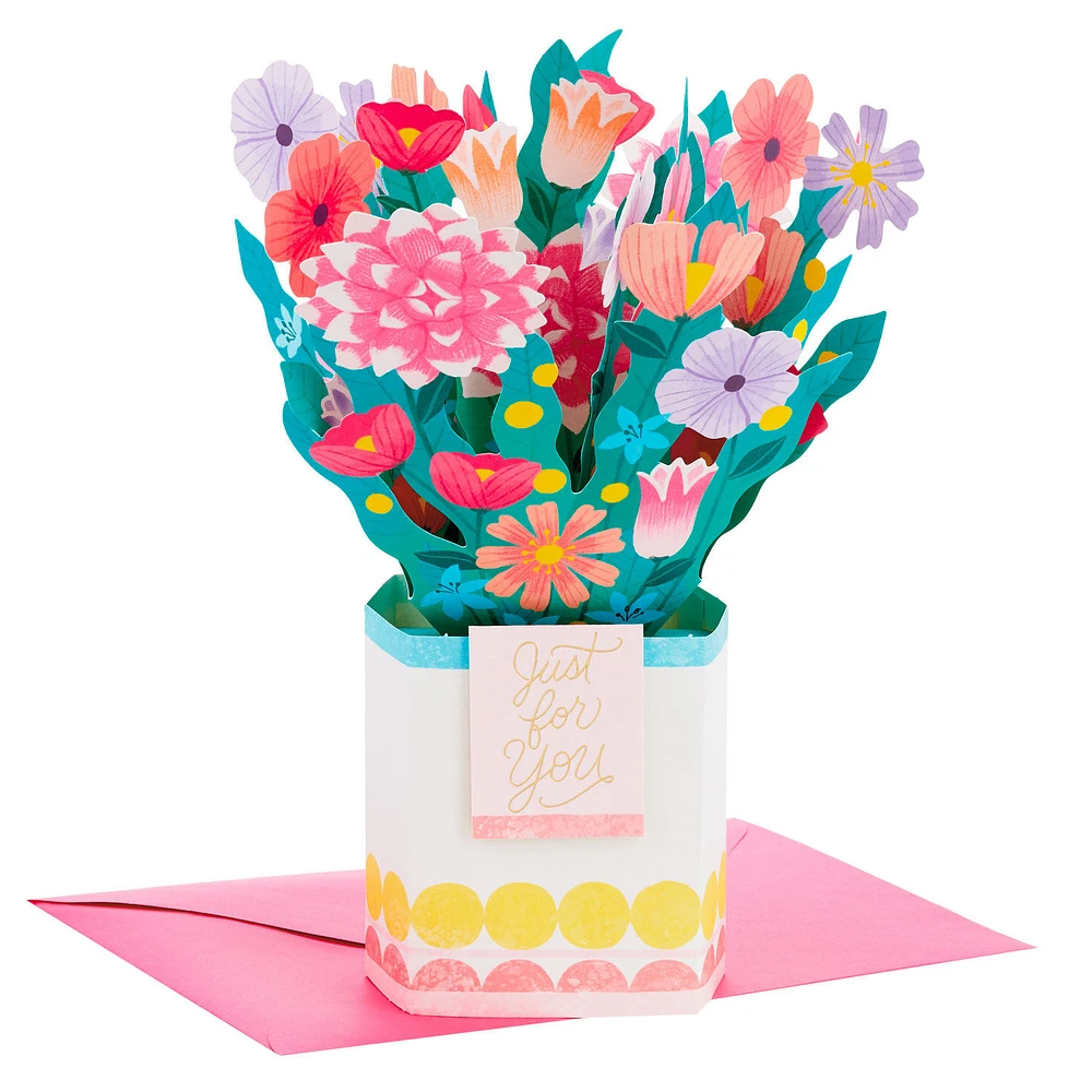 Flower Bouquet Just For You 3D Pop-Up Card for only USD 7.99 | Hallmark