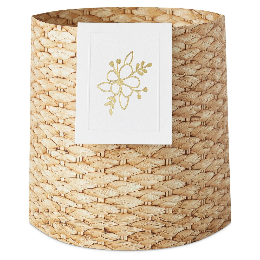 Build-a-Bouquet Woven Basket Pop-Up Paper Vase With Mini Card for only USD 4.99 | Hallmark