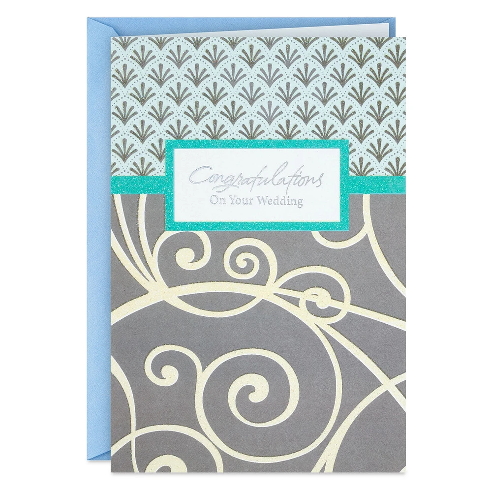 A Lifetime of Love and Happiness Wedding Card for only USD 0.99 | Hallmark