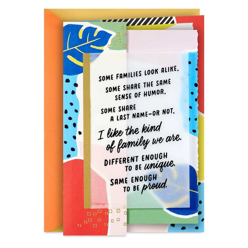 Our Kind of Family Abstract Shapes Birthday Card for only USD 7.59 | Hallmark