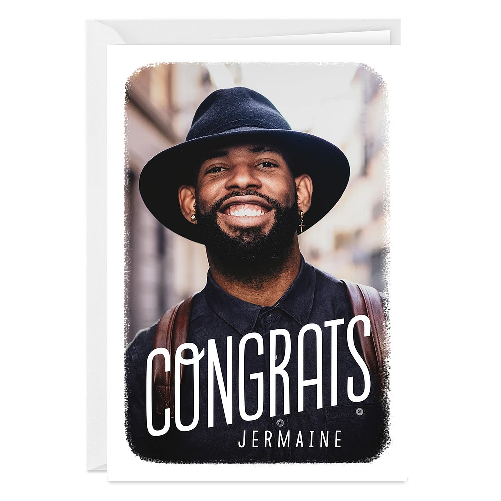 Personalized Full Photo Congratulations Photo Card for only USD 4.99 | Hallmark