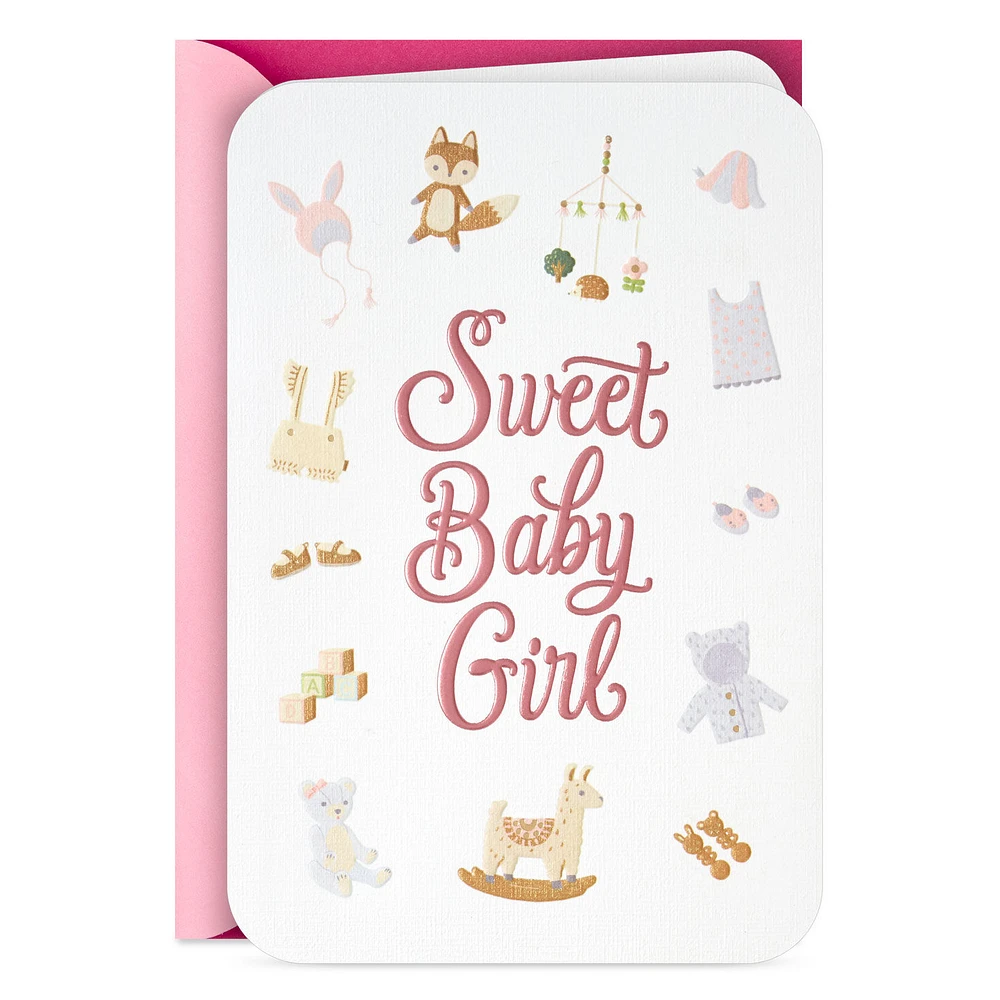 Sweetness and Love New Baby Girl Card for only USD 5.99 | Hallmark