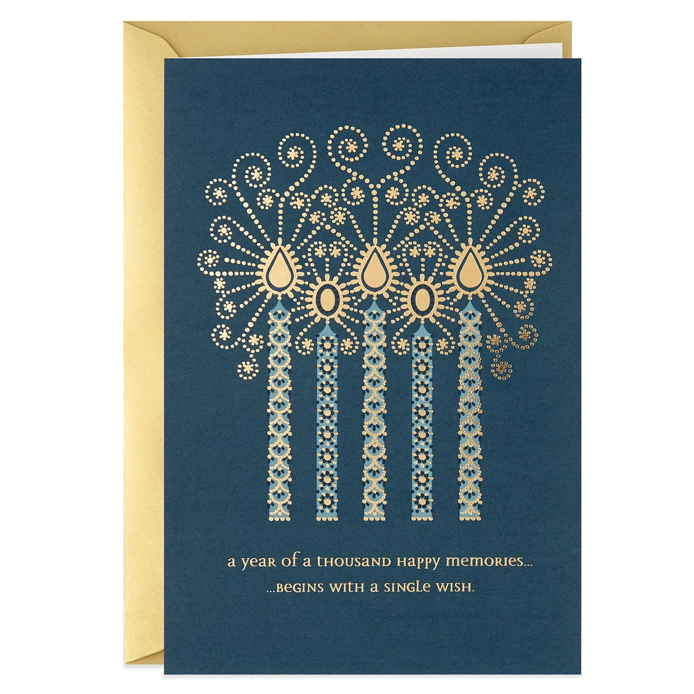 Wish for Happiness Candles Birthday Card for only USD 3.99 | Hallmark