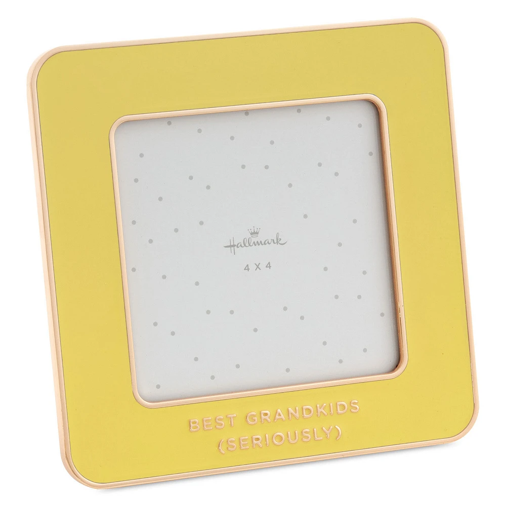 Best Grandkids Yellow Enamel Picture Frame, 4x4 for only USD 18.99 | Hallmark