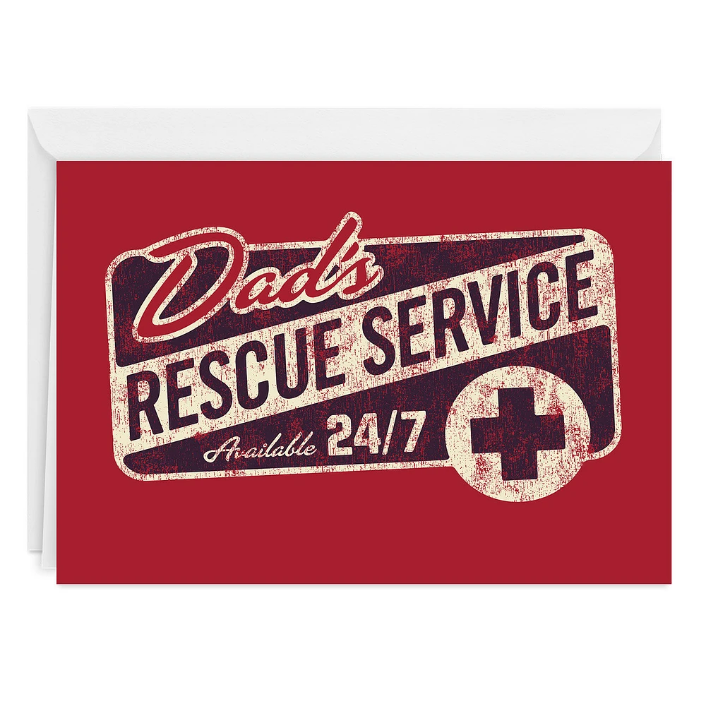 Dad's Rescue Service Custom Father's Day Card for only USD 4.99 | Hallmark