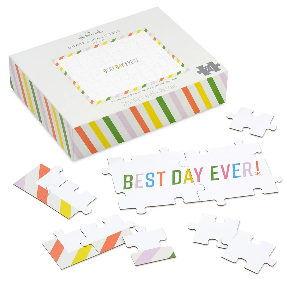 Best Day Ever Guest Book Puzzle for only USD 24.99 | Hallmark