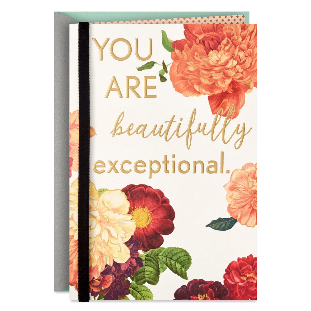 Beautifully Exceptional Birthday Card for Her for only USD 6.99 | Hallmark