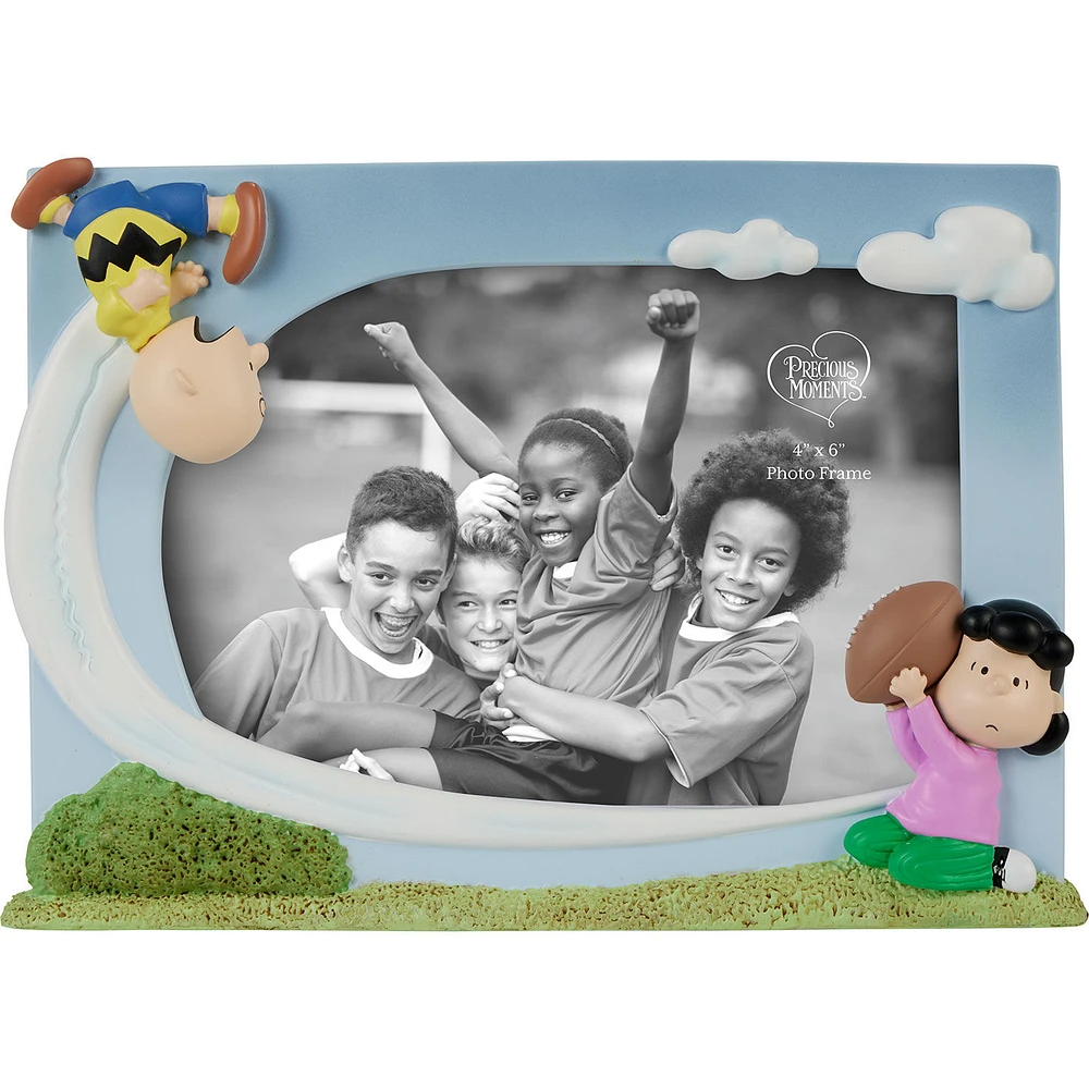 Precious Moments Peanuts Never Give Up Charlie Brown Picture Frame, 4x6 for only USD 50.00 | Hallmark