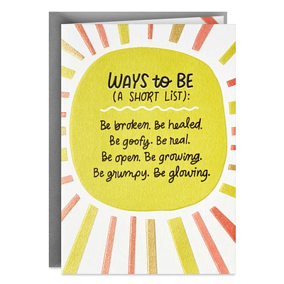 Be Just as You Are Encouragement Card for only USD 4.99 | Hallmark