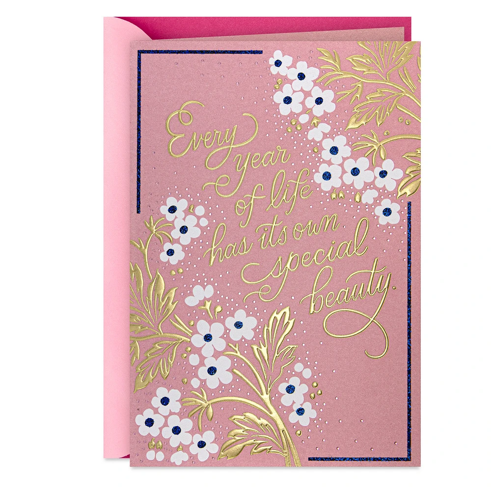 Special Beauty and Happiness Birthday Card for only USD 4.99 | Hallmark