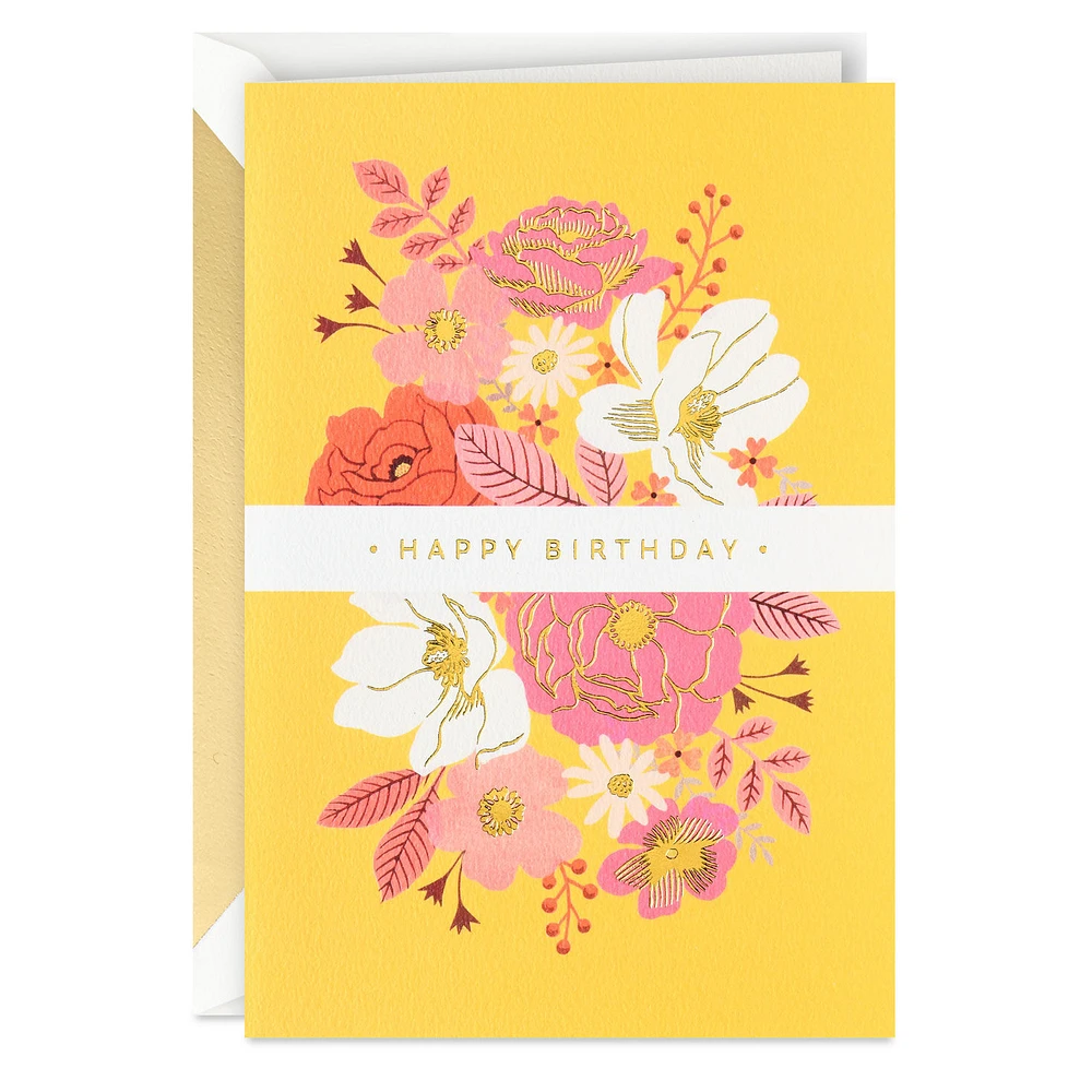 Beautiful Day Flower Bouquet Birthday Card for only USD 5.99 | Hallmark