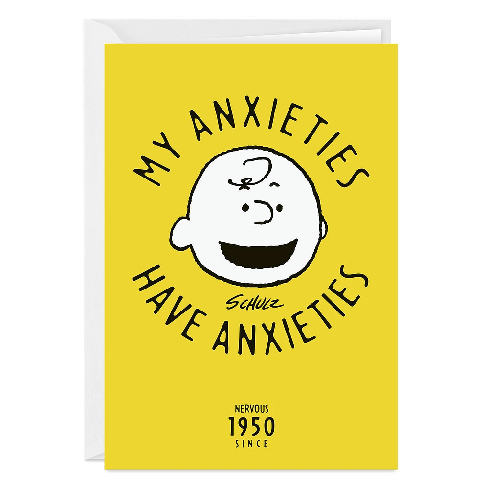 Peanuts® My Anxieties Have Anxieties Custom Self Care Card for only USD 4.99 | Hallmark