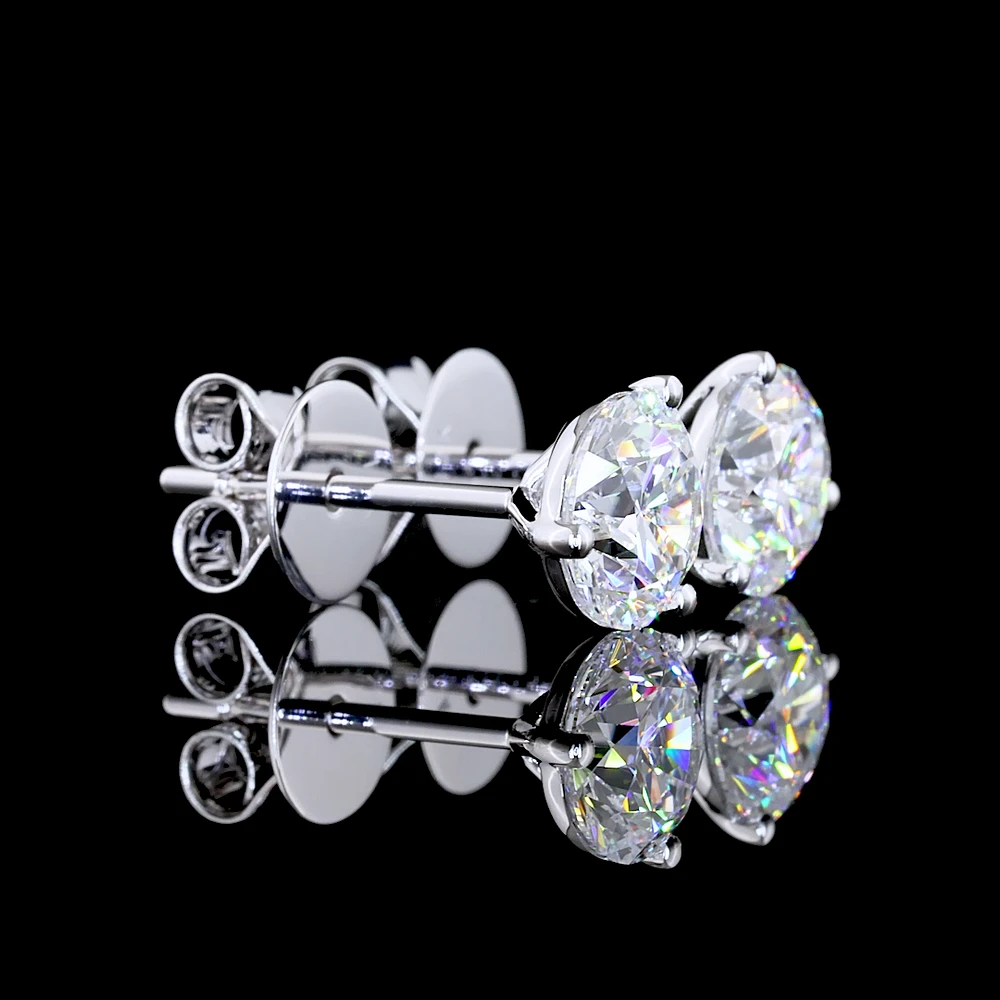 14K White Gold Lab Grown Diamond Martini Earrings ER4186