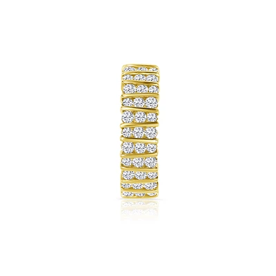 14K Yellow Gold Round 0.68CTW Diamond Band