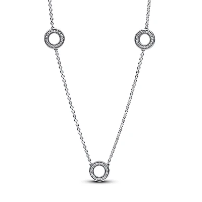 Pavé Circles Chain Necklace 393162C01