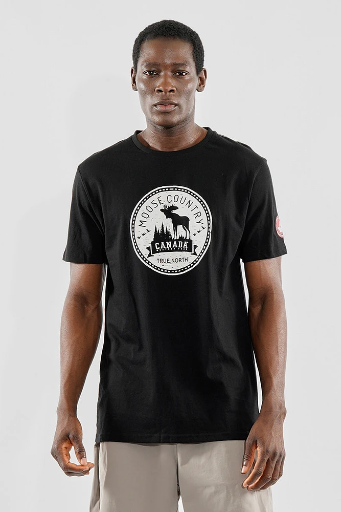 Canada Weather Gear Moose Country Print Tee