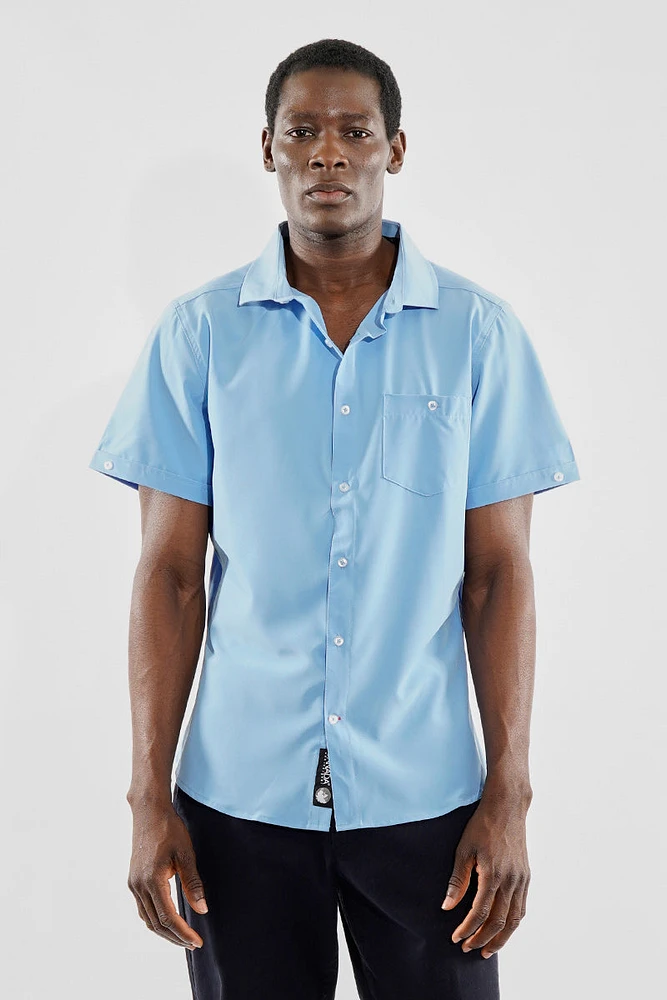 Canada Weather Gear Travel Collection Basic Button Up Casual Shirt