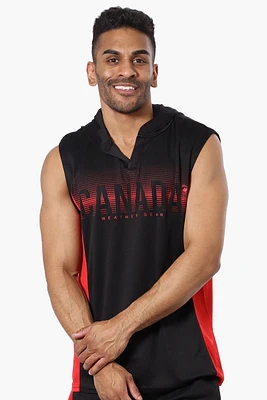 Canada Weather Gear Hooded Muscle Tee