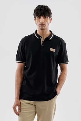Essentials Super Triple Goose Basic Stripe Polo Shirt