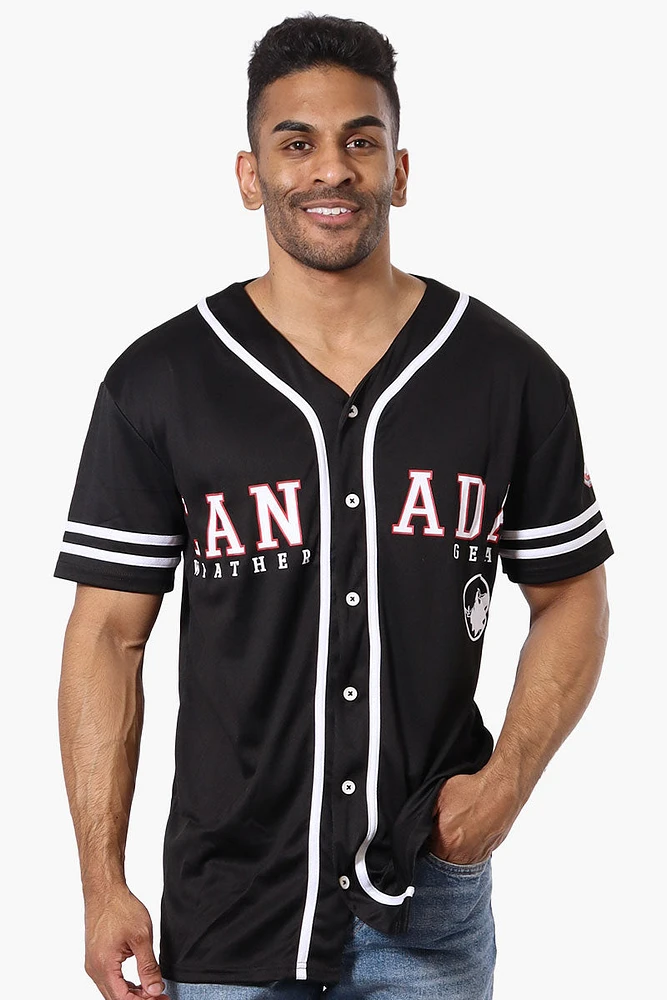 Canada Weather Gear Mesh Chest Logo Baseball Tee