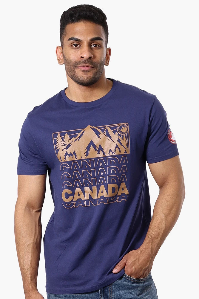Canada Weather Gear Mountain Print Tee
