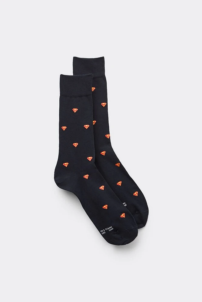 DC Comics Superman Cotton Crew Socks
