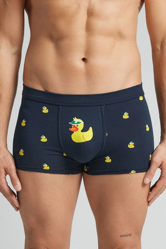 Duck Print Natural Fresh Cotton Boxers