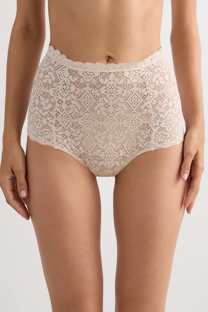 Lace High Waist Hipster