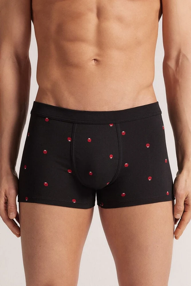 Ladybug Print Superior Cotton Boxers