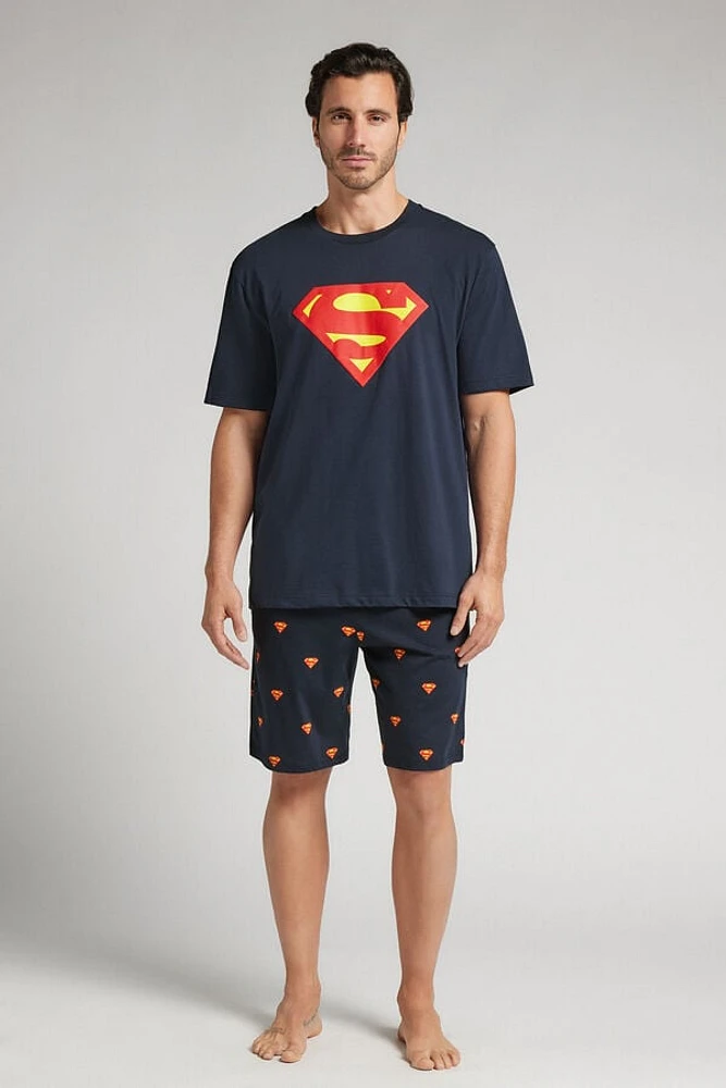 DC Comics Superman Short Cotton Pajamas