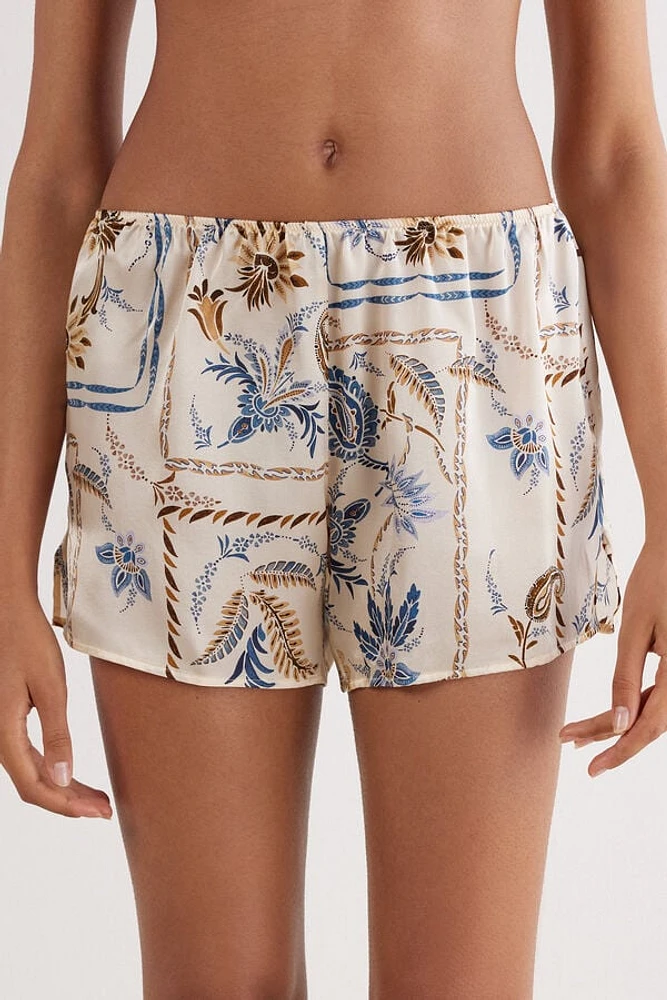 Italian Riviera Silk Shorts