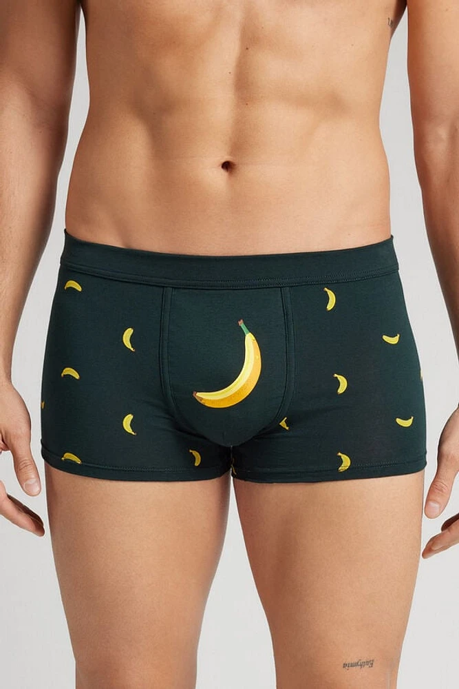 Banana Print Superior Cotton Boxers