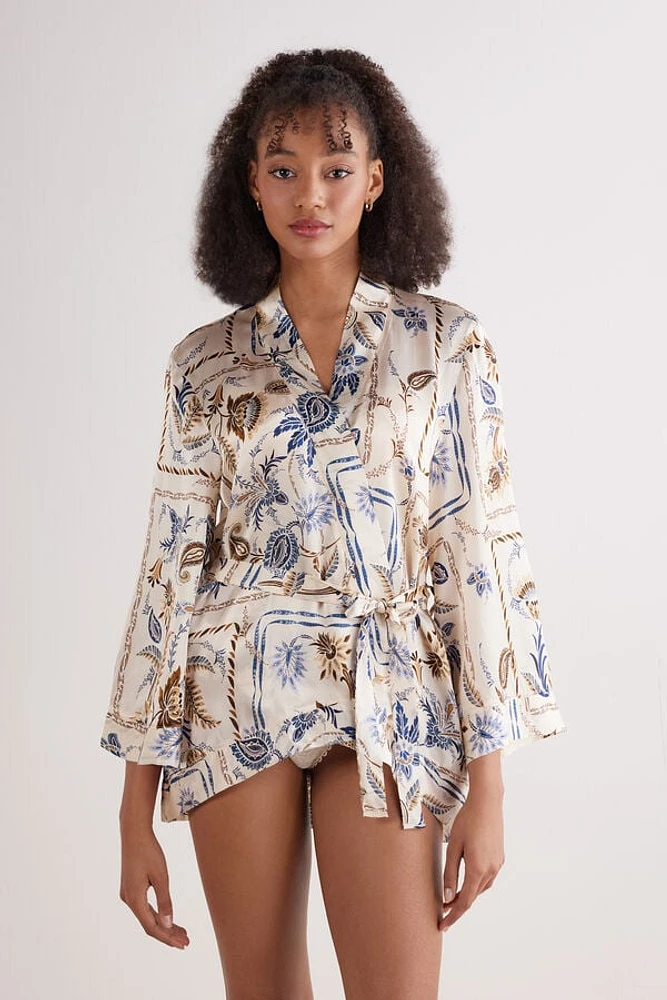 Italian Riviera Silk kimono
