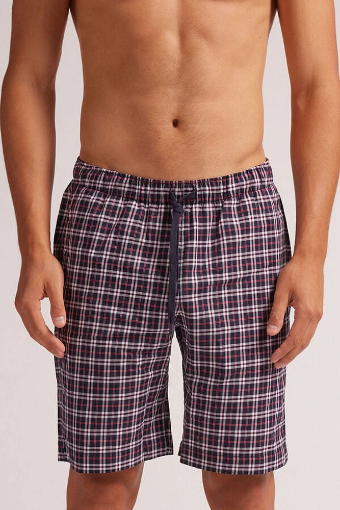 Checked Cloth Shorts