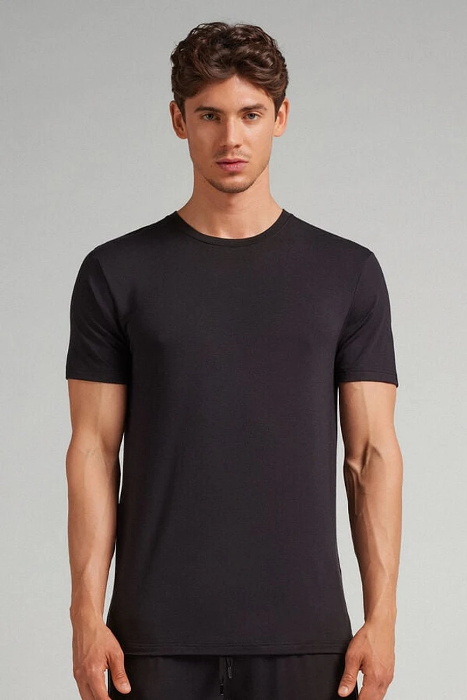 Modal and Silk T-shirt
