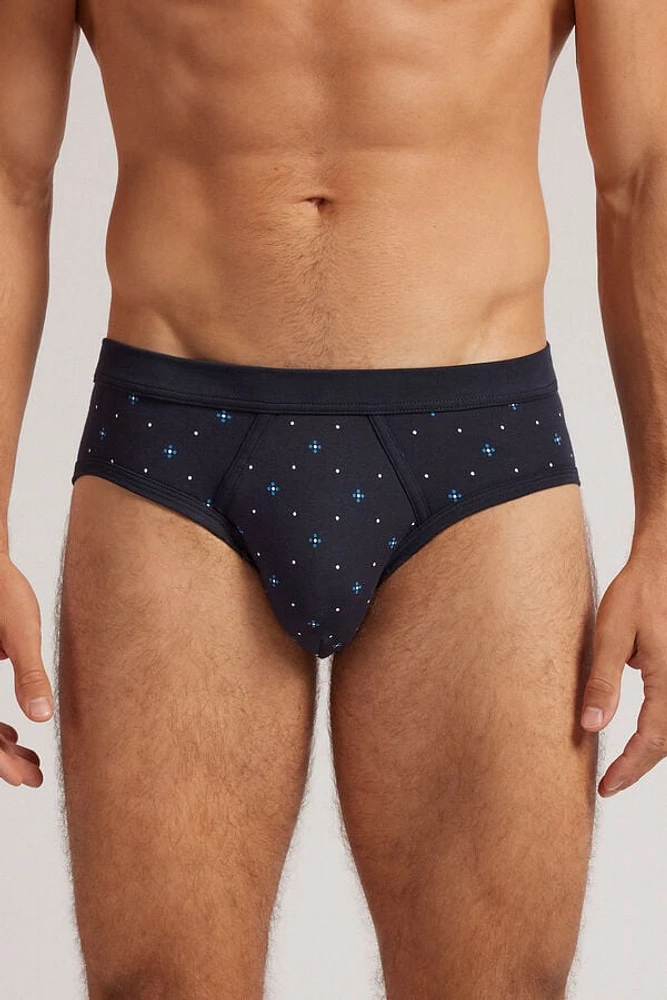 Micro Floral Print Superior Cotton Briefs