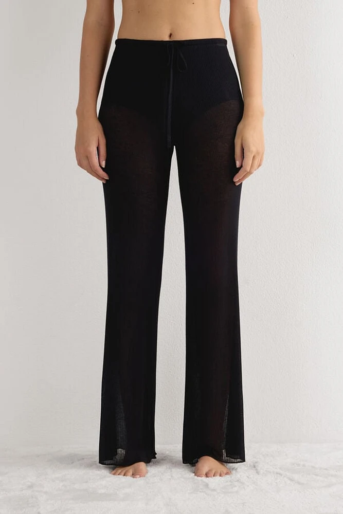 Full Length Palazzo Pants Ultranatural with Cashmere
