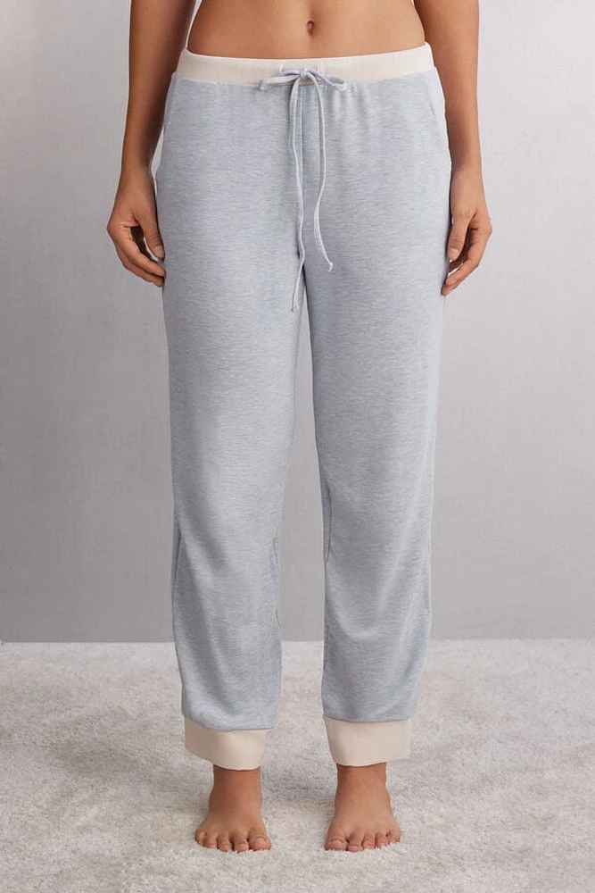 Cold Winter Night Pants Modal with Wool