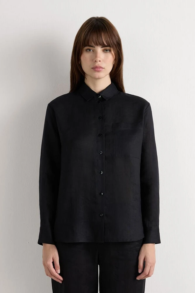 The Pure Linen Shirt Fabric